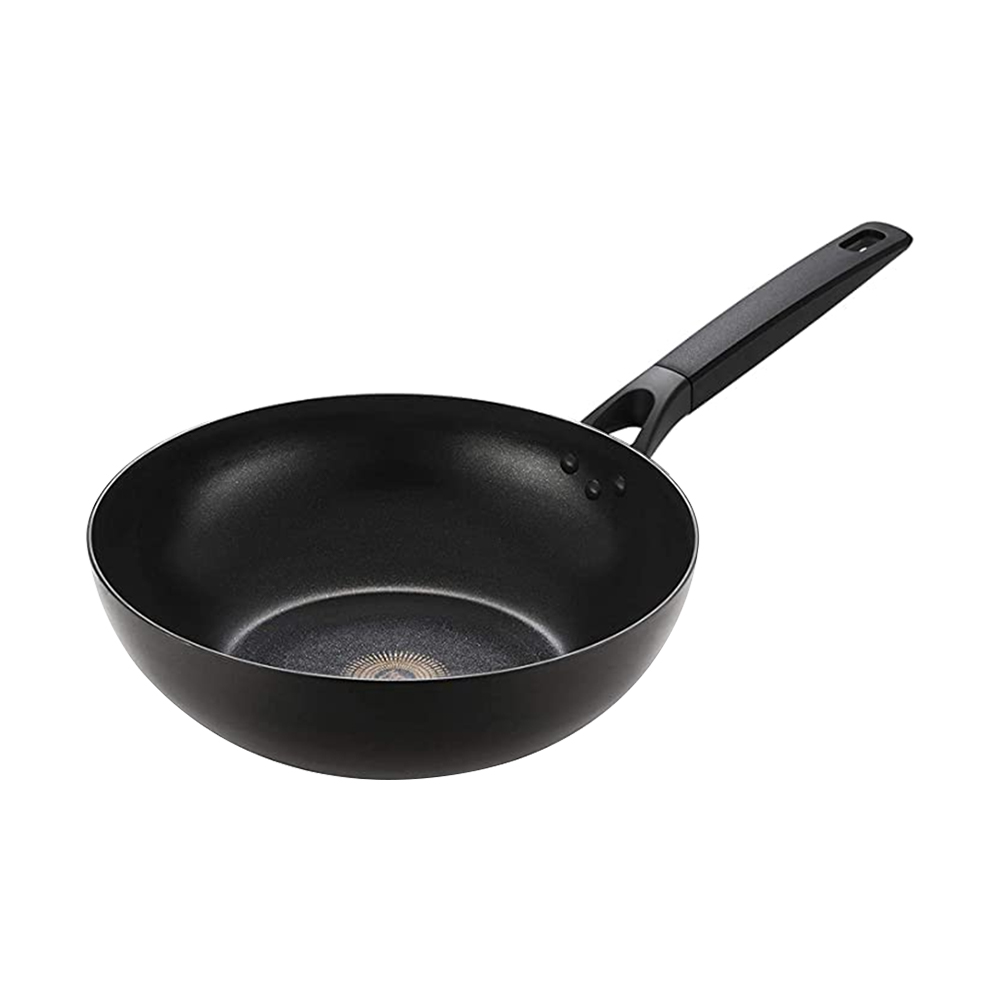 Hard&Light Black Wok 30cm (Can use on induction) LHL5305-IH, , large image number 0